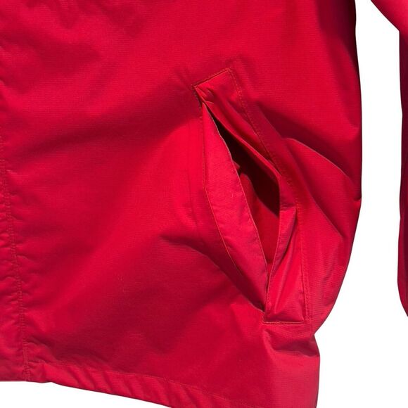 Aigle Men's Size L Red Windbreaker Jacket Full Zip Lined Hike Fish Sail *No Hood - Picture 8 of 16